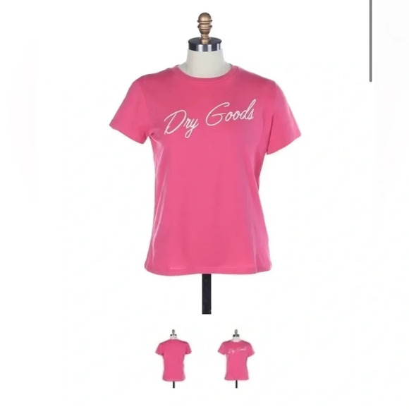 Originality Bright Pink “Dry Goods” medium t-shirt - Picture 1 of 3